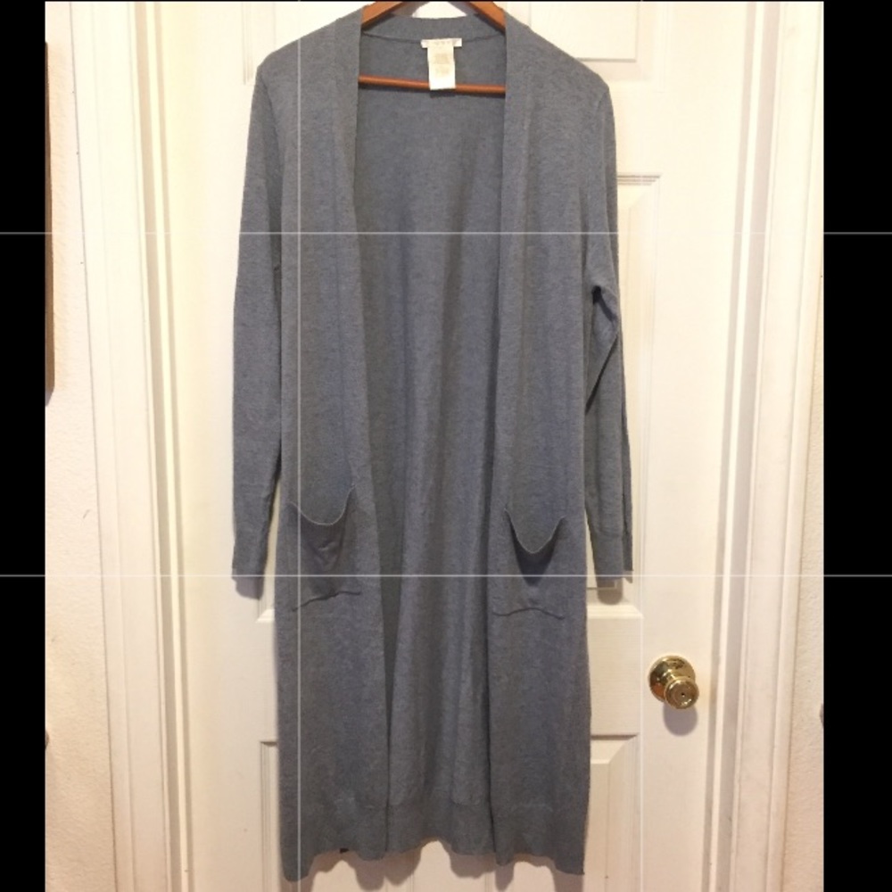 Marty M Long Cardigan -Blue - L